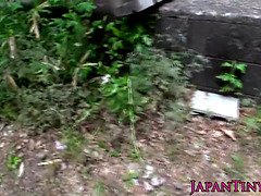 Weird japanese group play with squirting teen