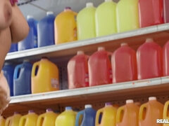 Reality Hardcore Supermarket Slut part 2 starring ebony Latina cowgirl Kitten Latenight