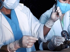 본디지 훈육 사디즘 마소치슴, 여자 지배, 글로브, 핸드잡, 라텍스, 정부, 간호사, 노예