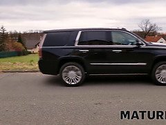 Camilla Creampie, the busty Czech MILF, gets fucked by mistake on the table