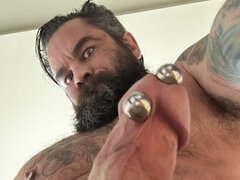 Amatoriale, Schizzo di sborra, Masturbazione, Piercing, Solo