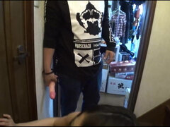 Amatőr, Ázsiai, Cumizás, Kőkemény, Japán, Hármas