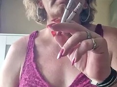 Amatoriale, Olandese, Europea, Fetish, Mamma che vorrei scoparmi, Donna con pene, Fumando   smoking