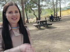 Public Pickups - Darkhaired Babe Babes Public Shag 1 - Cassie Right