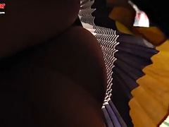 Firm round booty upskirt spy cam