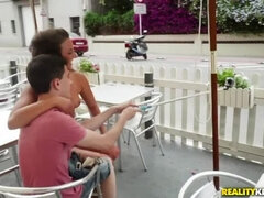 フェラチオ, フェティッシュ, 手コキする, キス, 淫乱熟女, アウトドア, 現実, オッパイの