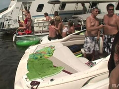 Incredible brunette gal having a hot amateur fuck in the open