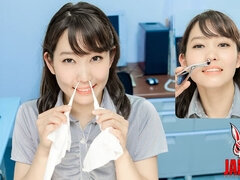 Wait, You Want to See My Nose and a Runny Nose? Kasugano Yui; Asked by a Senior at Work...