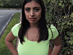 Nana, Poilue, Fille latino, De plein air, Actrice du porno, Pov, Public