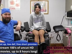 College Girl Medical Exam: Fingering & Hitachi Magic Wand Orgasm in HD