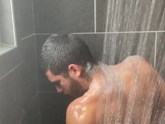 Enthousiasteling, Grote lul, Harig, Handbeurt, Masturbatie, Spier