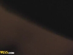 素人, デカチン, ブロンド, バック, 手コキする, アウトドア, ロシア人, ティーン