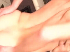 Enthousiasteling, Bruinharig, Stel, Sperma shot, Vriendin, Moeder die ik wil neuken, Lerarin, Tieten likken