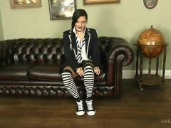 18, Britisk, Brunette, Kvinde, Fetish, Hd, Solo, Uniform