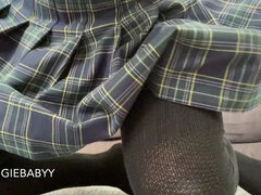 素人, アメリカ人, デカ尻, ディルド, 眼鏡, 赤毛, ストッキング, バイブレーター