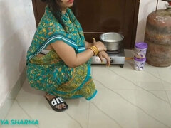 XXX Desi Village Bhabhi Having Sex with Her Dever When She Was Cooking in the Kichen