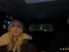 Step Sister couldnt pay for fake taxi so I fucked her