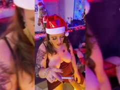 Smoking Christmas Blowjob