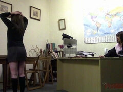 school girl caning - Amateur Porn