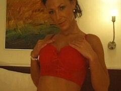 My Name Is Tereza an Exhibitionist Brunette Model and Today I Masturbate for the First Time