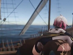 Dreidimensional, In den arsch, Grosser arsch, Grosser schwanz, Grosse titten, Besamung, Gruppensex, Hardcore