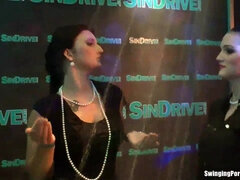 Watch these kinky club babes get wild with oral, group sex, and hardcore fucking