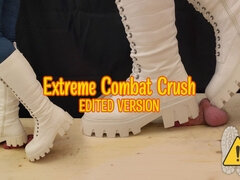 Rough Cock Crush CBT in White Boots with TamyStarly