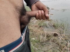 A Indian Big Cock Masturbation on Pounds Side