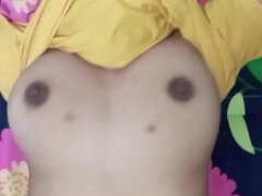 Pár, Striekanie semena, Homemade, Indické, Prirodzené prsia