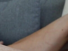 Mature Wife Gives Young Guy Footjob