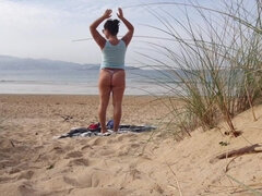 I Filmed a Curvy Mommy Changing Clothes on the Beach