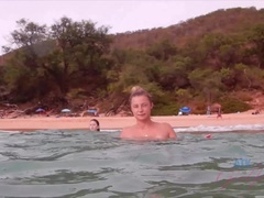 Amatoriale, Toccando, Fidanzata, Nudo, All'aperto, Punto di vista pov, Pubblico, Fumando   smoking