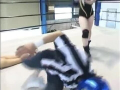 Hottest porn scene Wrestling unbelievable , take a look