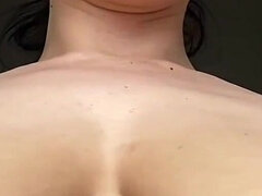 Bouncing and Dropping Huge Boobs and Hard Dark Nipples