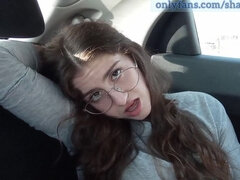 Teen 18yo Brunette Car Masturbate Orgasm. Shanaxnow