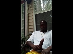 Dboan30 Flashes Huge BBC on Porch - Public Masturbation & Cum