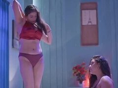 Lewd Indian lesbians mind-boggling xxx scene