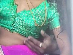 Tamil Half Saree Cuddling in Erotic