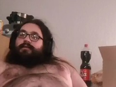 Gorda, Gordita, Europeo, Gay, Alemán, Peludo, Masturbación, Solo