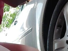 Amatéři, Blondýna, Dildo, Latinské, Venku, Pička, Sólo