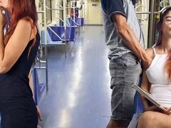 Redhead Teen Fanny Squirting on Bus - Public Sex & Amateur Action