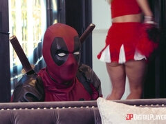 Tetas grandes, Rubia, Mamada, Polla, Doble penetracion, Al aire libre, Cabello corto, Uniforme