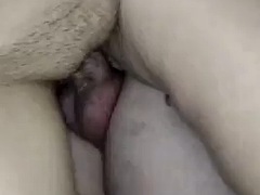 Skinny teen enjoys a big cock and gets a good creampie