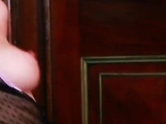 Blondine, Blasen, Spermaladung, Europäisch, Lingerie, Milf, Strümpfe