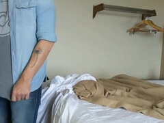 Horny MILF gets my huge cumshot