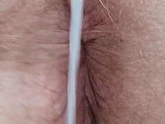 Amatør, Amerikansk, Anal, Creme tærte, Sædskud, Behåret, Ældre kvinde, Solo