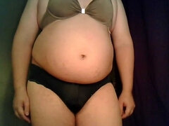 Chubby Sissy in Bra