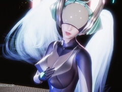 [mmd] Intergalactia - Ia Glowb Dj Sona Hot Striptease League of Legends Uncensored