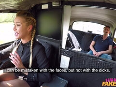 Blonde, Voiture, Queue, Faciale, Talons, De plein air, Piercing, Chatte