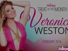 Veronica Weston gets soaking wet and masturbates in HD